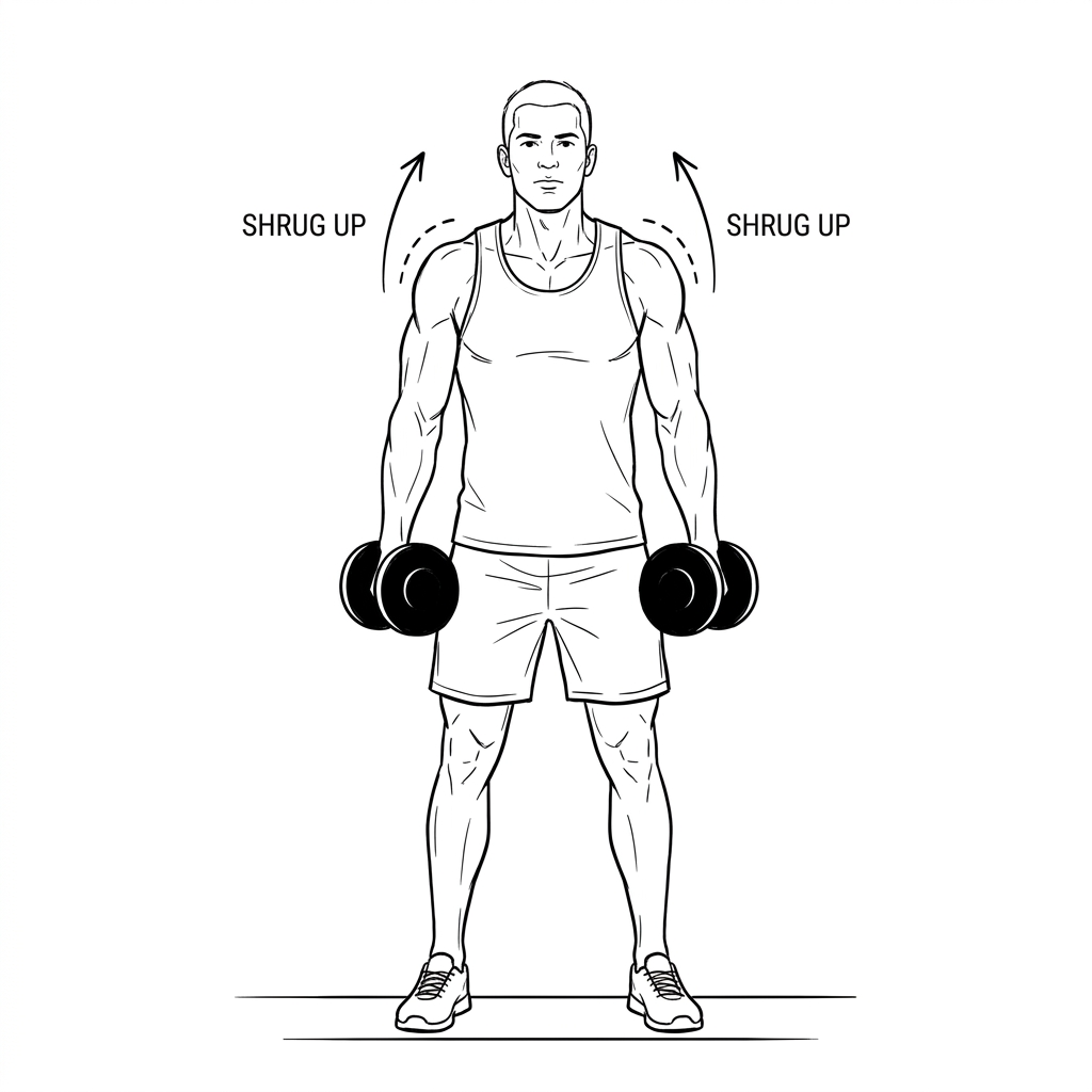 Dumbbell Shrugs